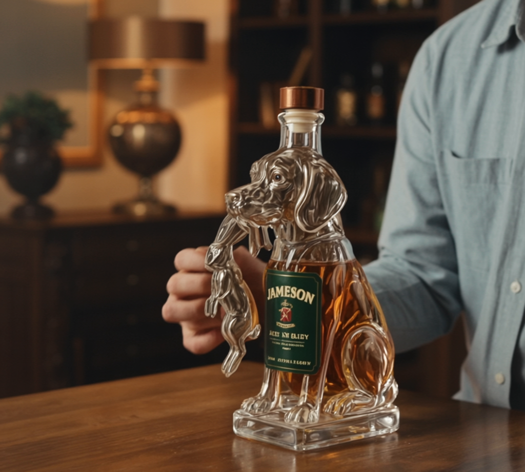 Whiskey üveg - Kutyák kiadása