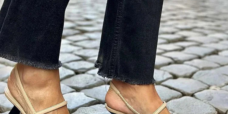 Flóra - Elegáns slingback cipők