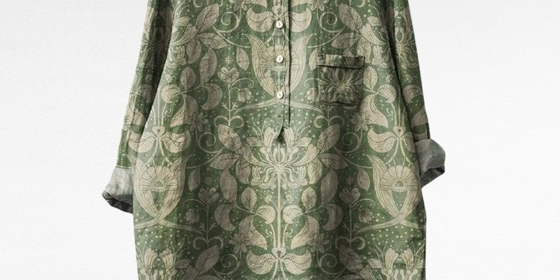 Noémie | Elegáns Vászon Blúz a Nyárra