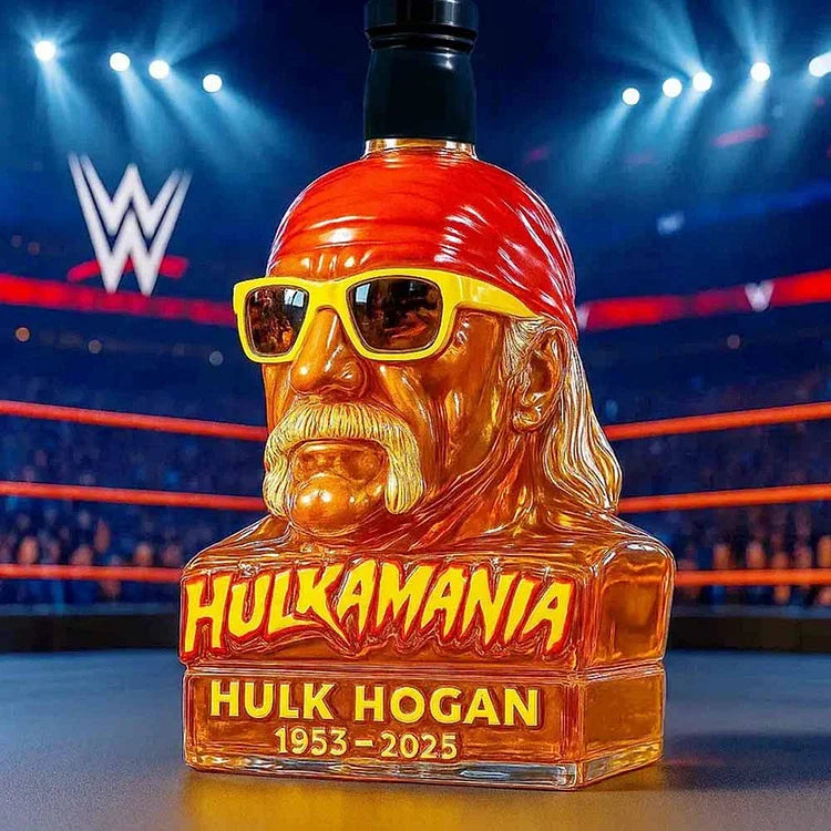 1953 Limitált Kiadású Gyűjthető Hulk Hogan Whiskey Üveg