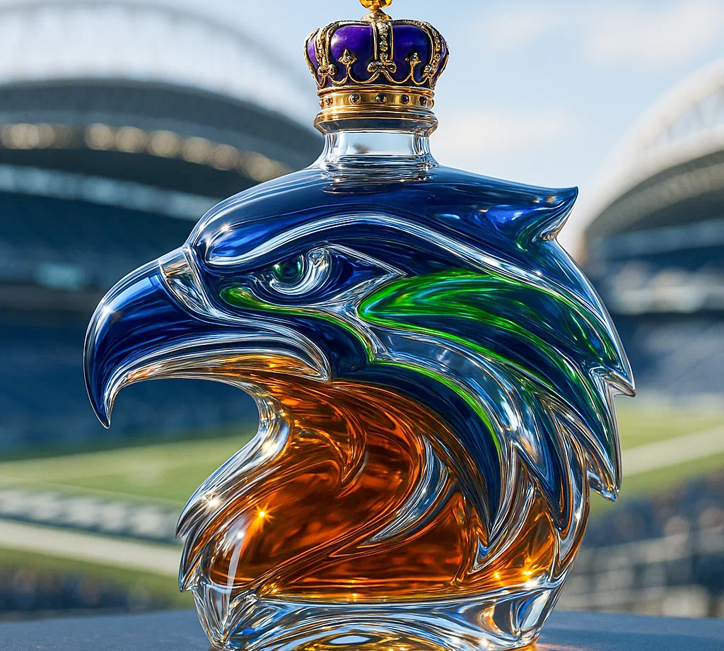Sea Hawk limitált kiadású whiskysüveg