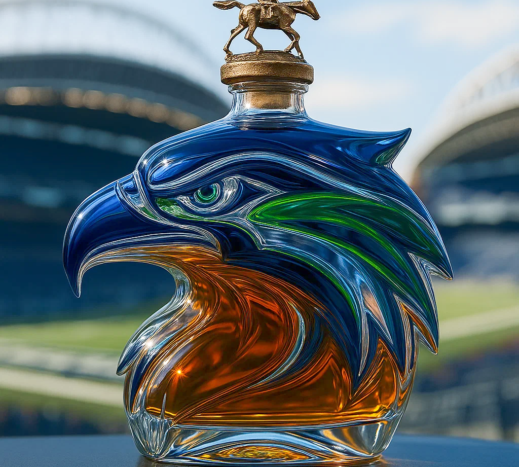 Sea Hawk limitált kiadású whiskysüveg