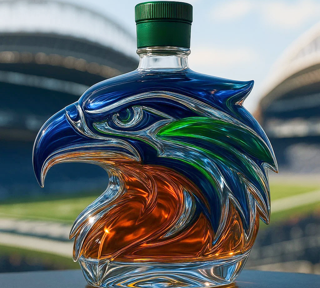 Sea Hawk limitált kiadású whiskysüveg