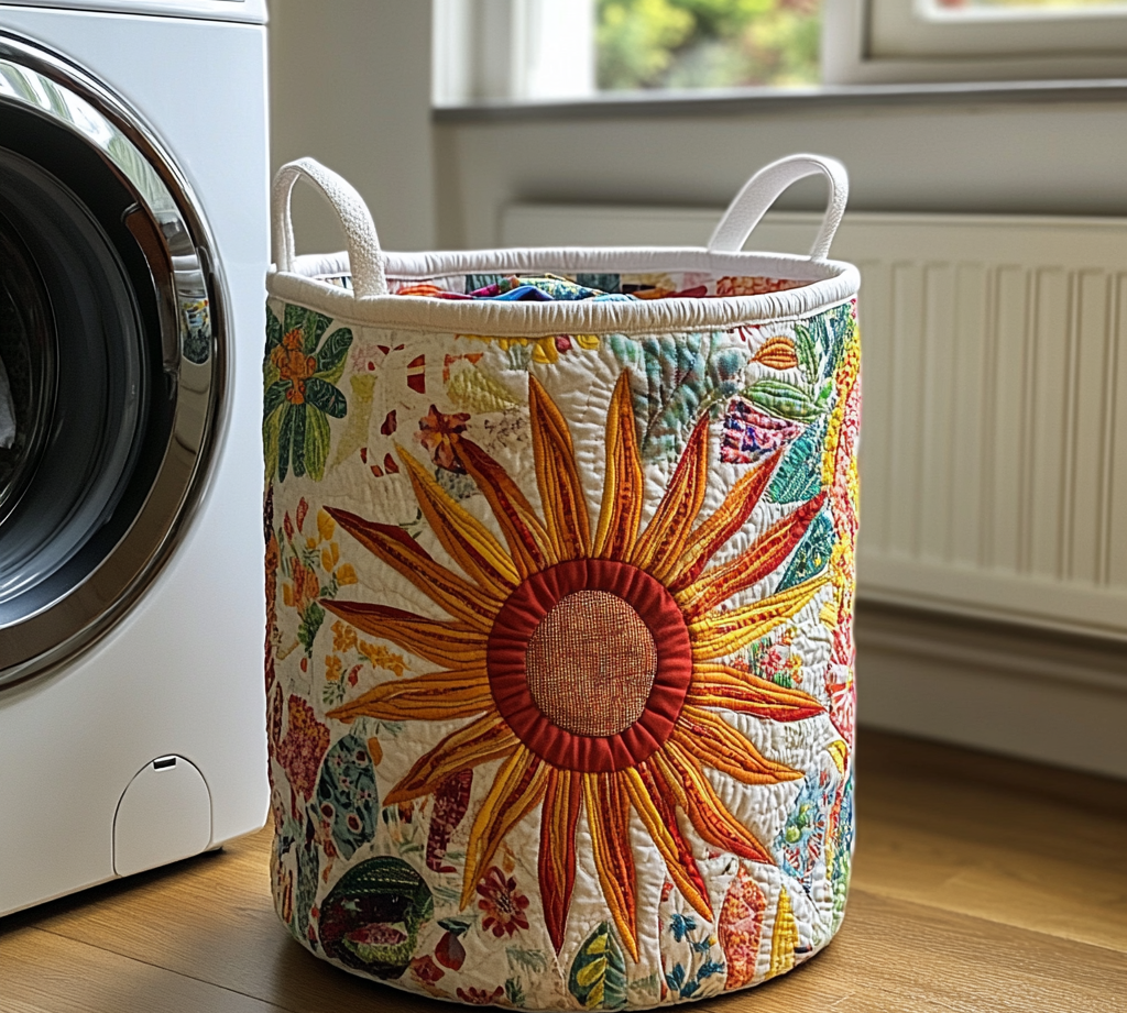 Sol Radiant | Kézműves ruhás kosár