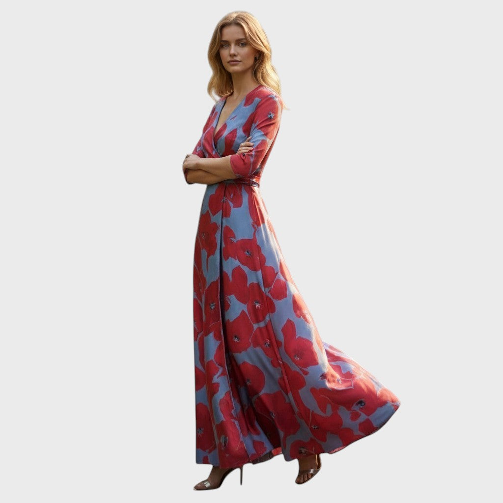 Alma - Elegáns Női Ruha Ujjakkal