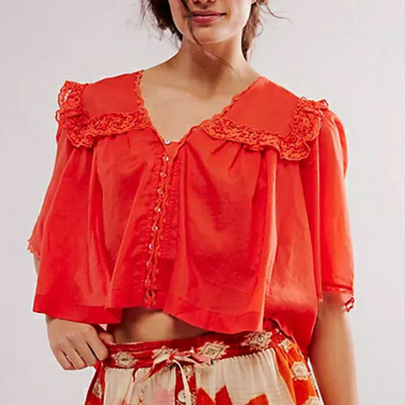 Marais Ruffle Blúz