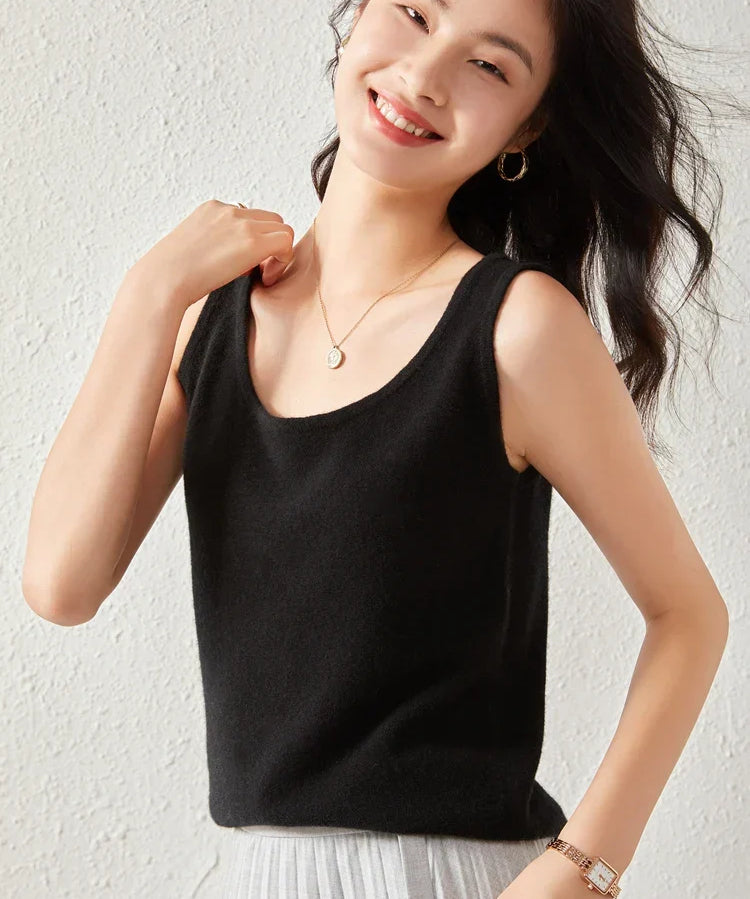 Ivanna Quinn Cashmere V-nyakú