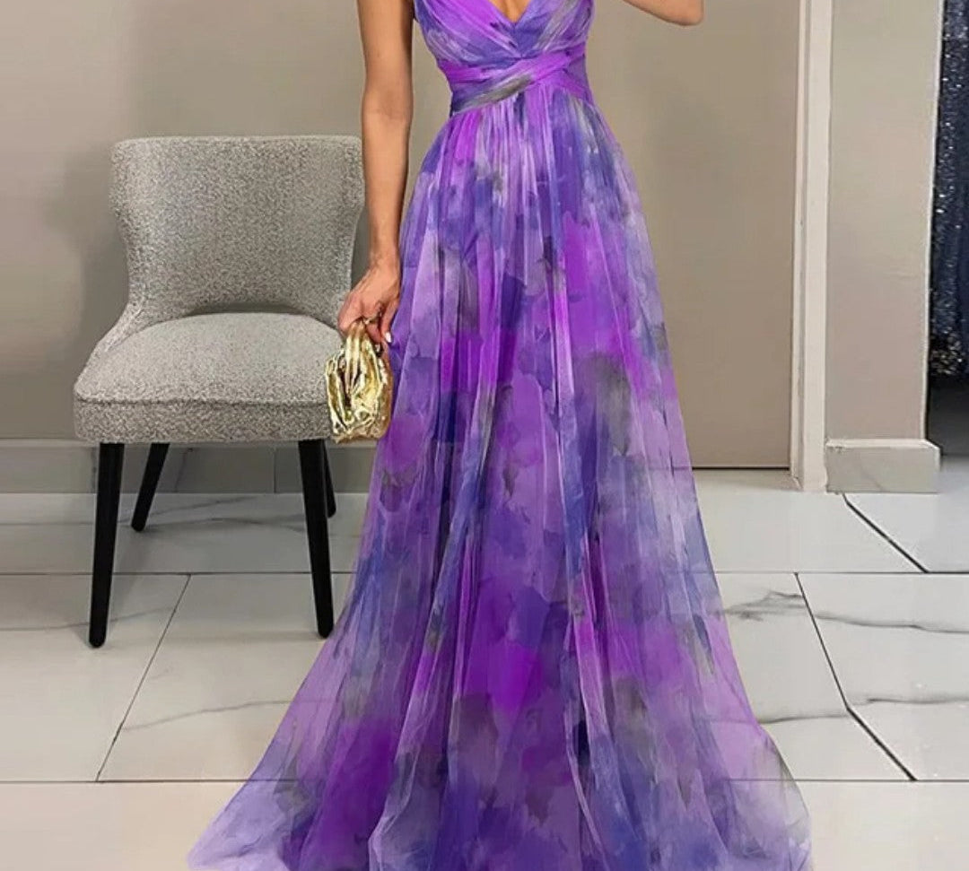 Giselle | Virágmintás maxi ruha