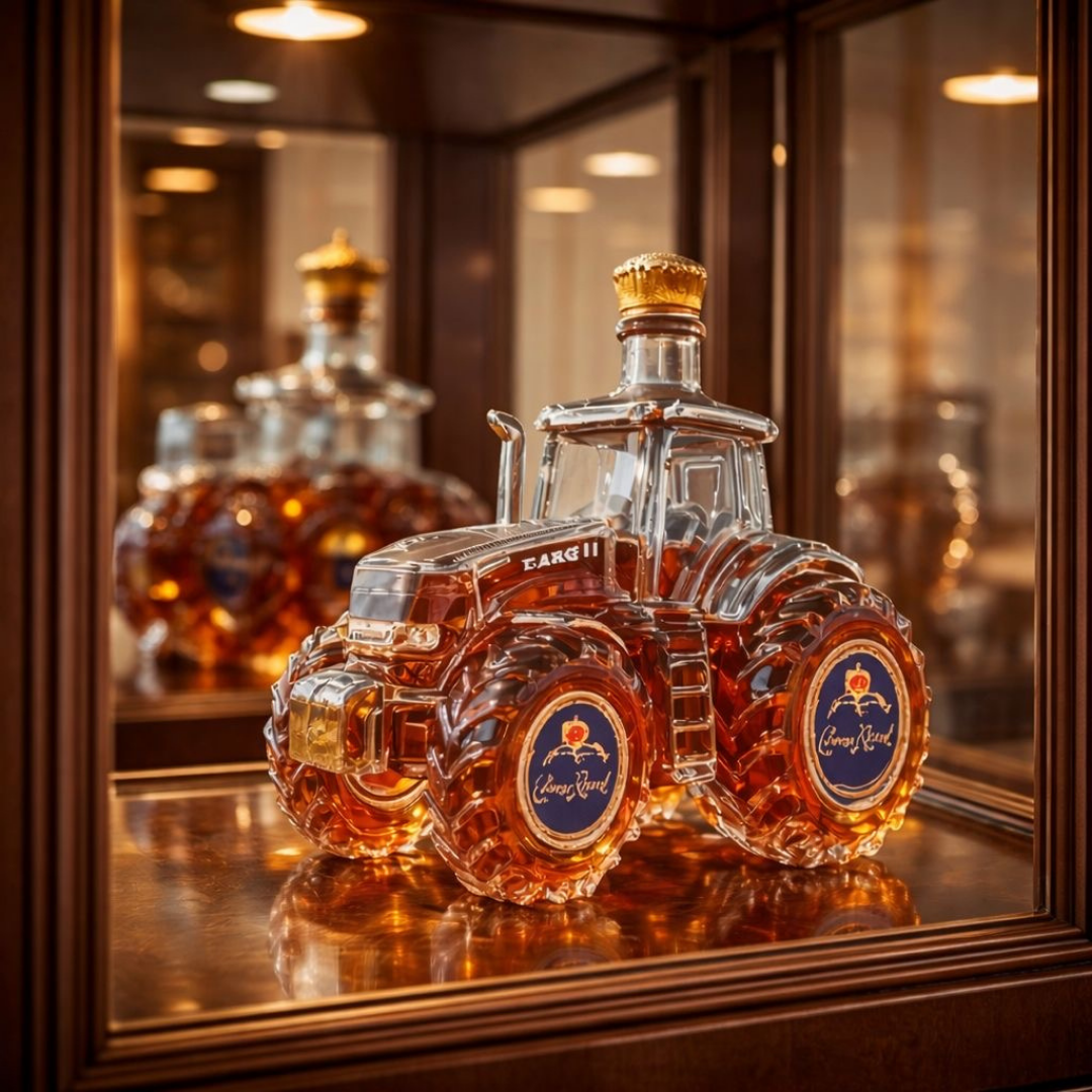 Whiskey Üveg - Különleges Kiadás Traktor